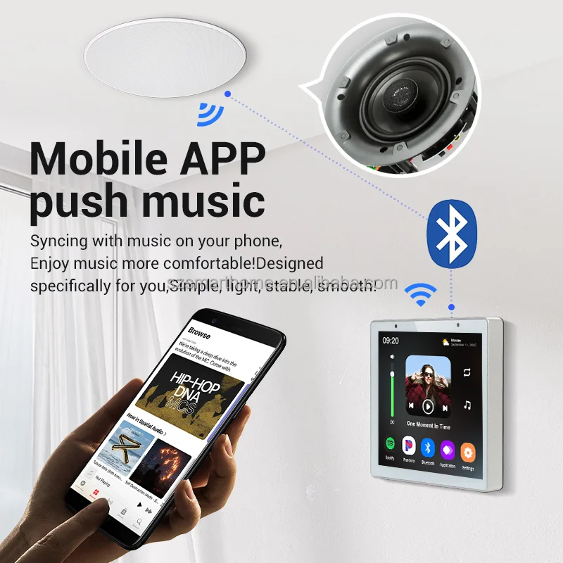Audio Music Background - 4-Inch Smart Home Background Music Android