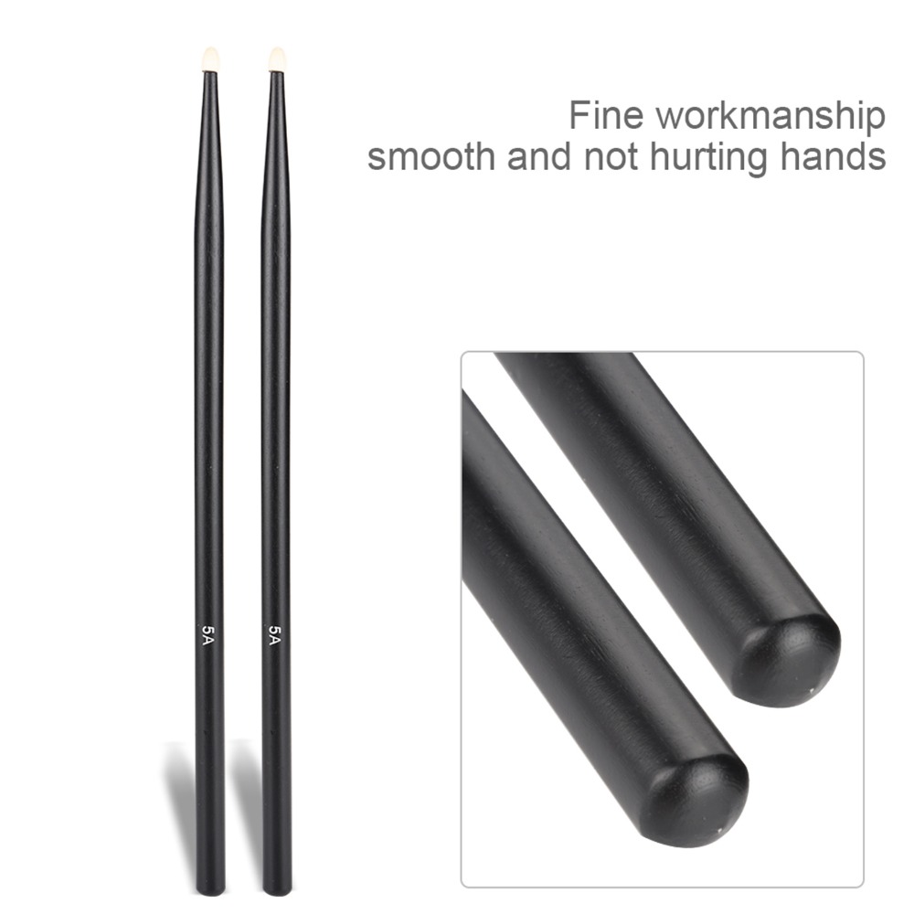 ​5A Drum Sticks Black /Red Smo - đánh giá và giá Drum Stick 5A