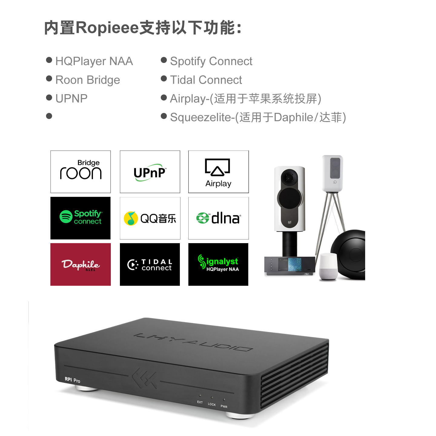 Tiger Fish Audio RPI Pro Strea - đánh giá và giá Audio Music Network