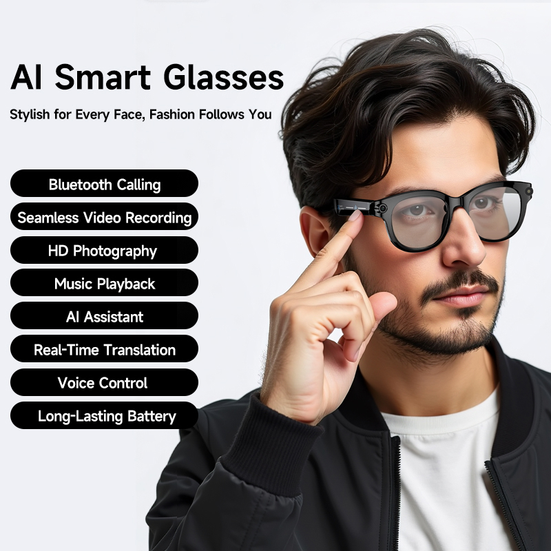 Lenovo 8K HD AI Smart Glasses  - đánh giá và giá Audio Music To Video Ai