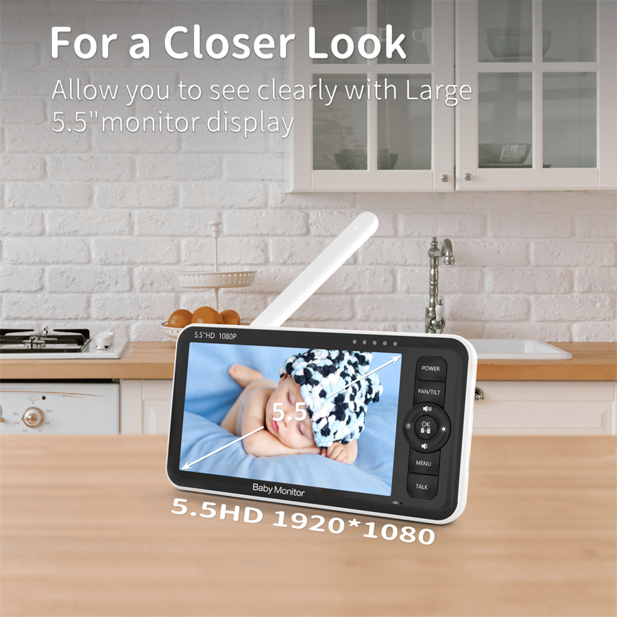 Babystar 5.5' Baby Monitor, Pa - đánh giá và giá Zoom Audio Music