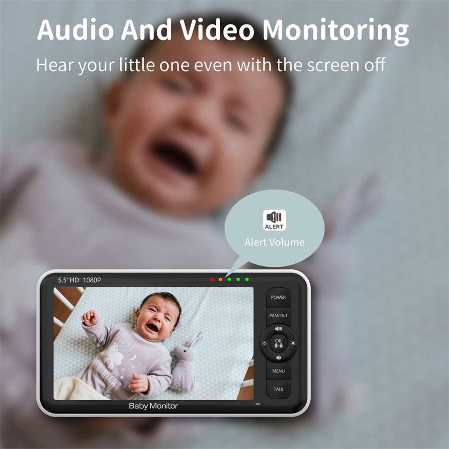 Babystar 5.5' Baby Monitor, Pa - đánh giá và giá Zoom Audio Music