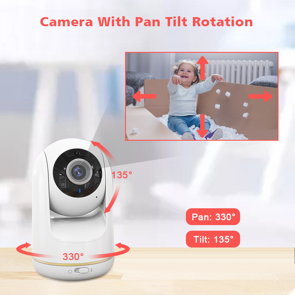 VB803 Baby Monitor 5 Inch 720P - đánh giá và giá Zoom Audio Music