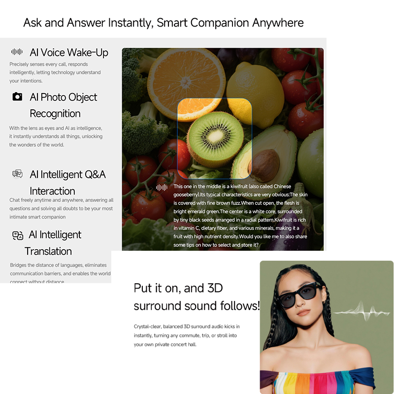 2026 AI smart Glasses HD 800W  - đánh giá và giá Audio Music To Video Ai