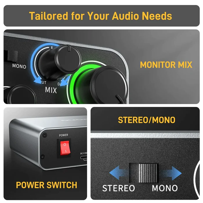 MAONO PS22 Professional Audio  - đánh giá và giá Audio Music Production