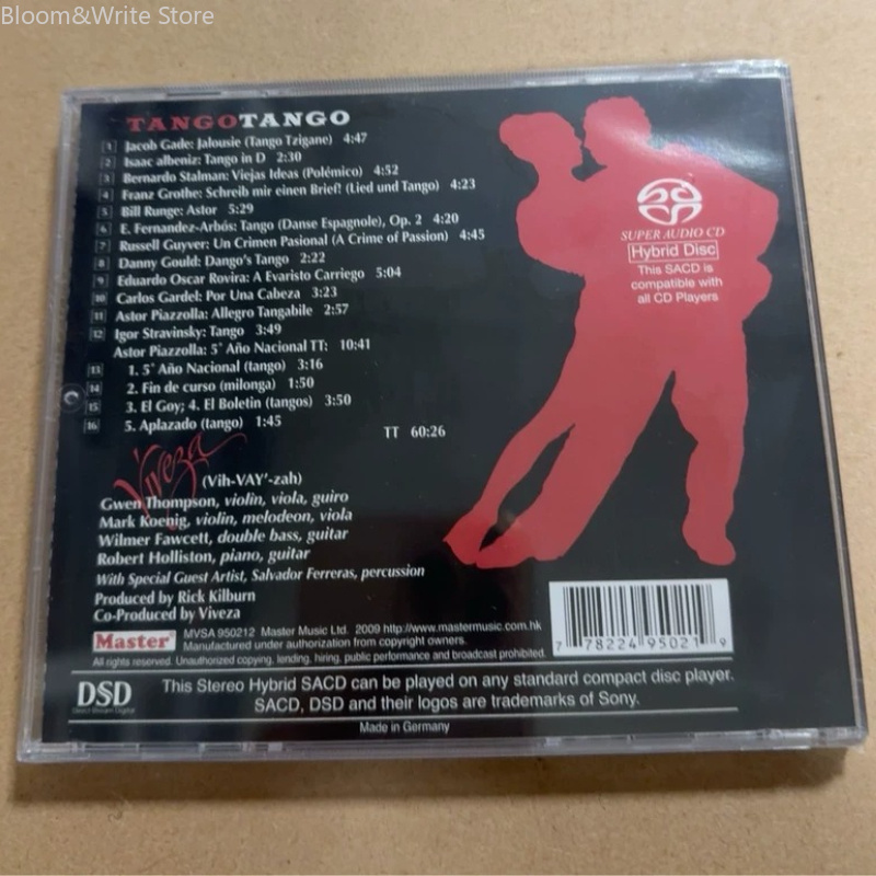 Tango Dance Music CD HIFI Audi - đánh giá và giá Audio Music Test