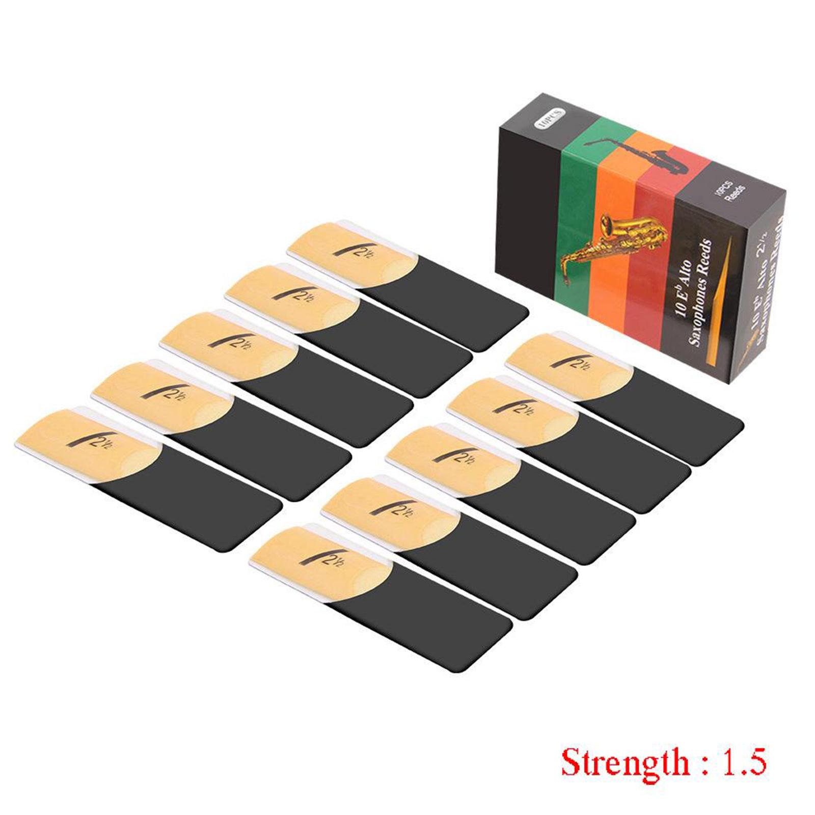 10pcs/pack Traditional Eb Alto - đánh giá và giá Saxophone Reed Pack