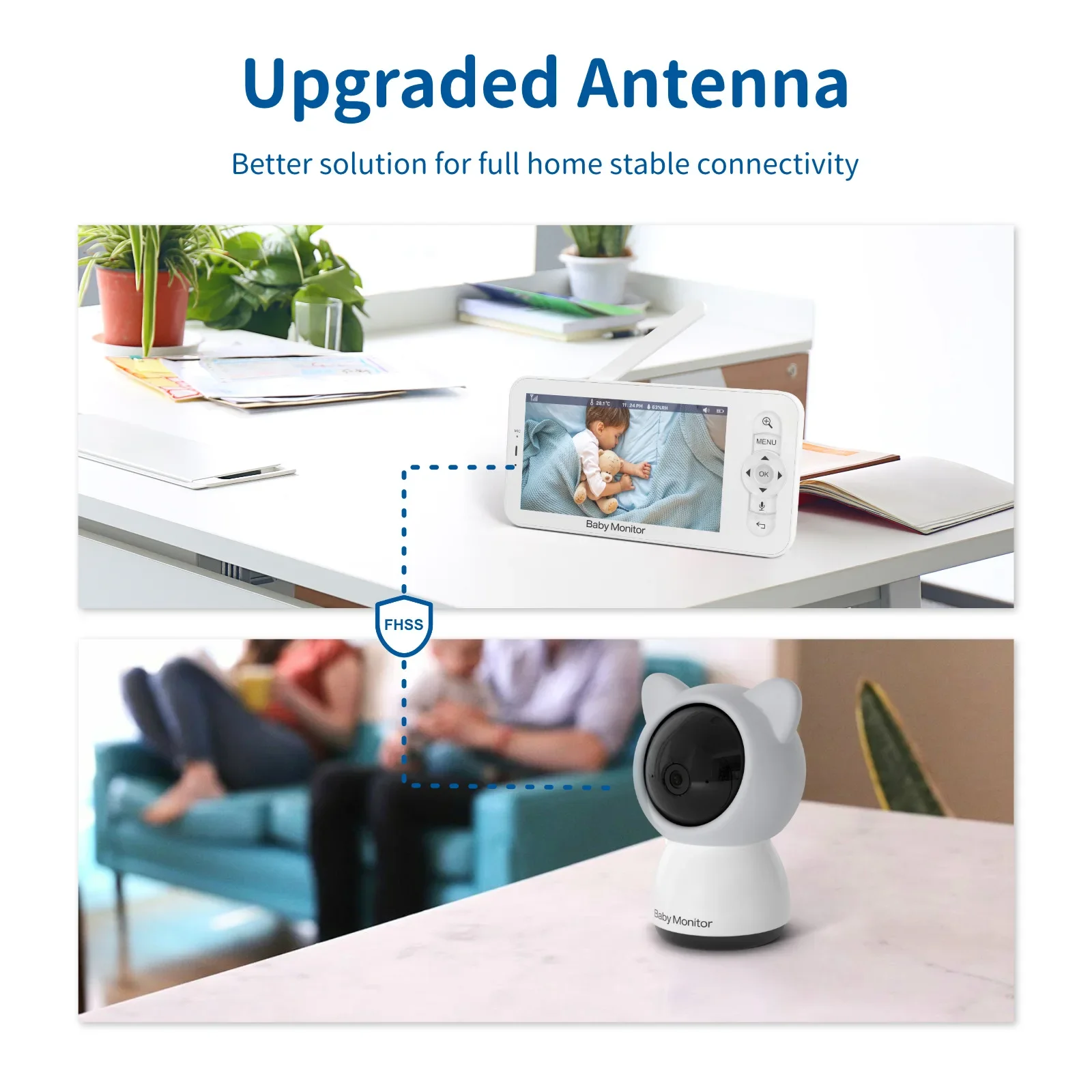 Baby Monitor HD 5 Inch LCD Two - đánh giá và giá Audio Music Videos