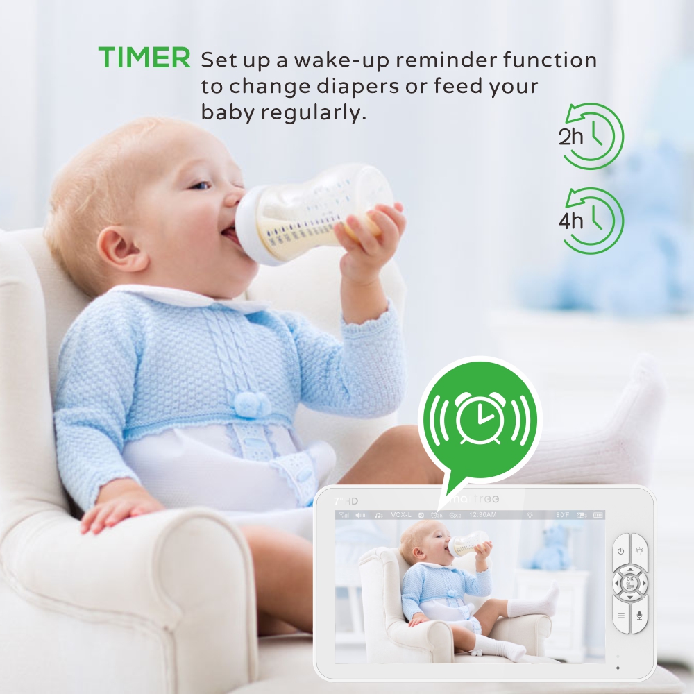 7.0 Inch HD Video Baby Monitor - đánh giá và giá Audio Music Videos