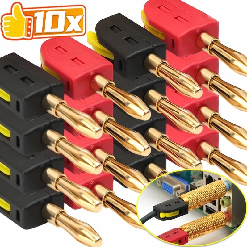 No Solder Banana Plug Quick Wi - đánh giá và giá Audio Music Test