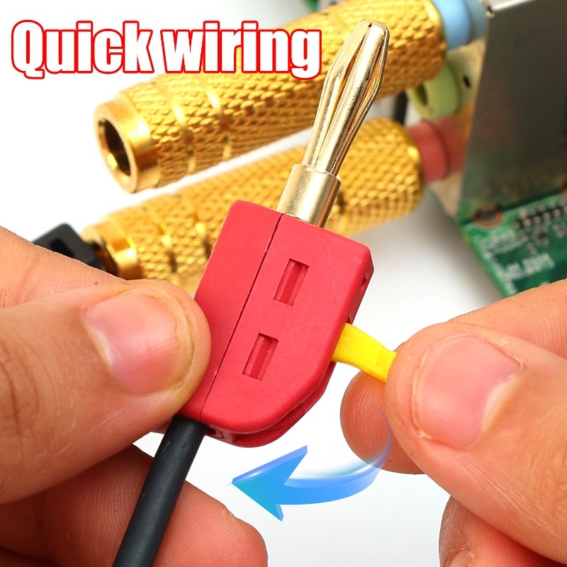 No Solder Banana Plug Quick Wi - đánh giá và giá Audio Music Test