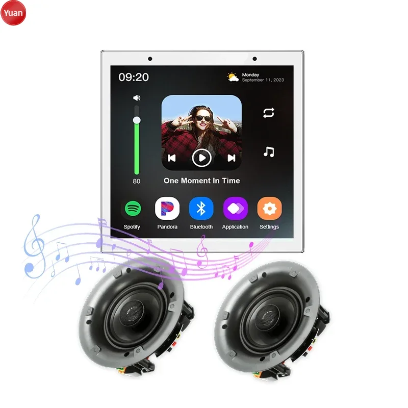 4-Inch Smart Home Background M - đánh giá và giá Audio Music Background